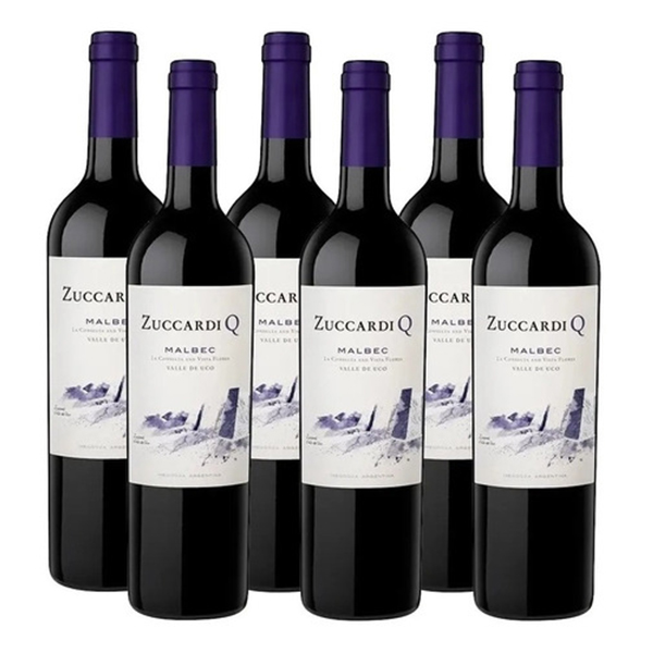 Zuccardi Q Malbec caja por 6 botellas