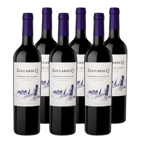 Zuccardi Q Cabernet Franc. caja x 6 botellas jpg